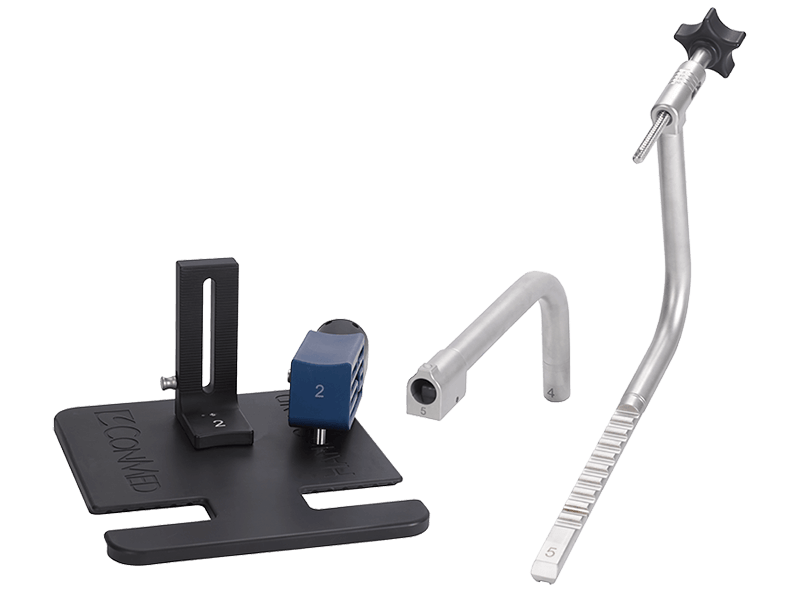 Handstand Traction Tower Showing Quick Connect Parts